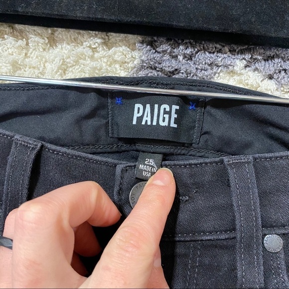 NWT PAIGE Rafaela Ruffle Hem High Waist Skinny Jeans - Picture 11 of 13